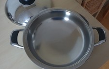 AMC Starline Wok Eurasia, Padella con Coperchio Visiotherm