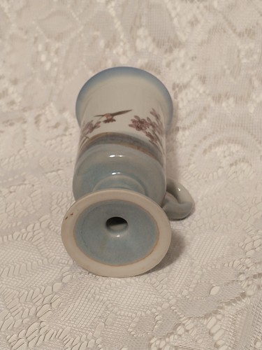 Taza de café de cerámica para colibrí marrón azul delicada decorativa tblbs1 - Imagen 5 de 12