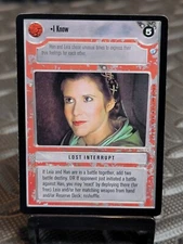 Star Wars CCG - Endor - I Know - LP
