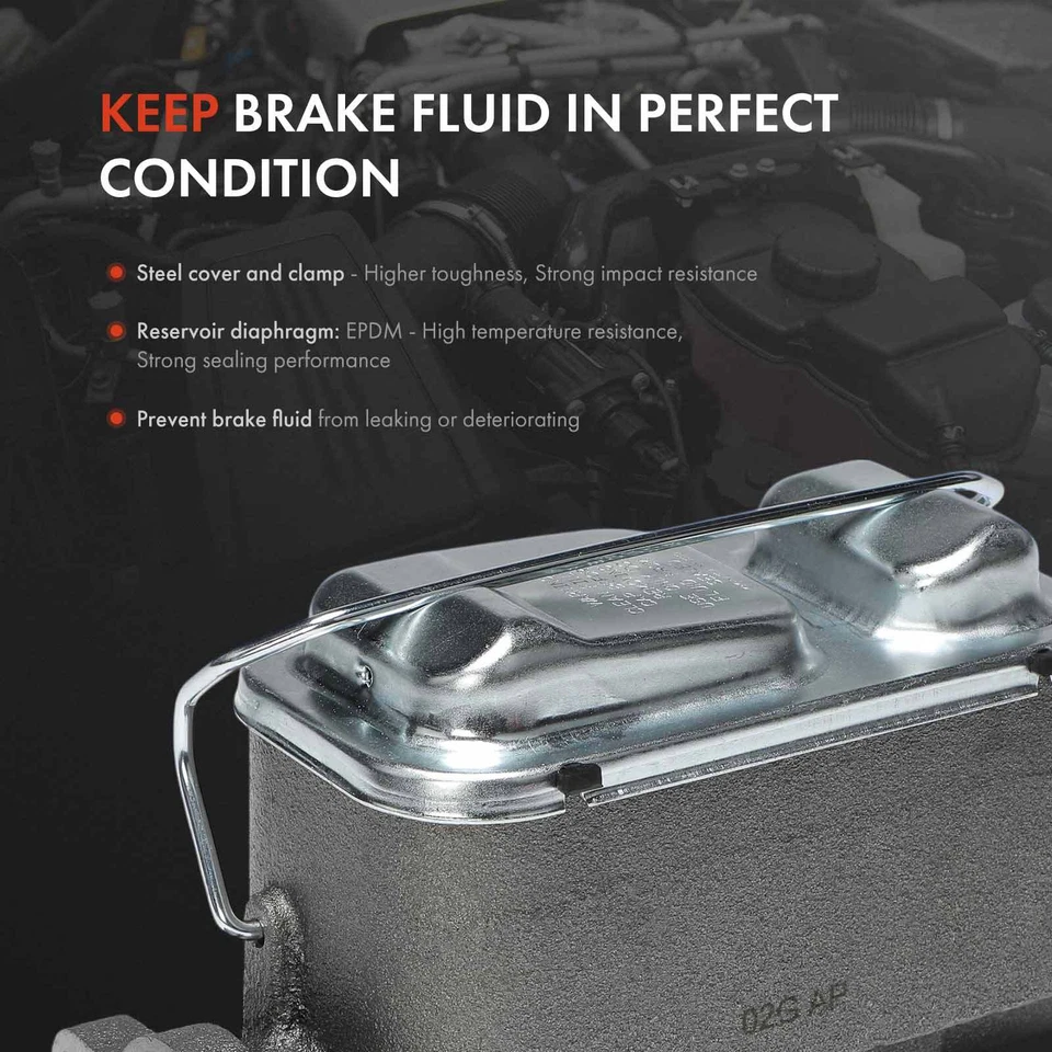 Cilindro maestro de freno con depósito para Chevrolet C30 K30 G30 GMC C2500 C3500 Foto 3 de 4