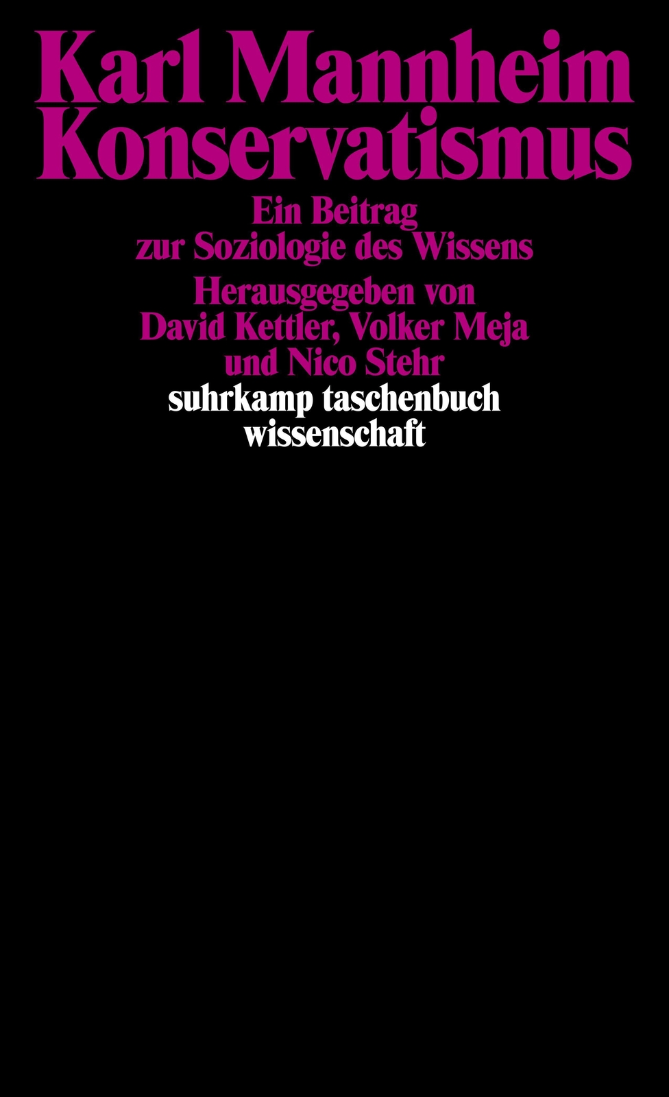 Thumbnail - Konservatismus Ein Beitrag Zur Soziologie Des Wissens Karl Mannheim