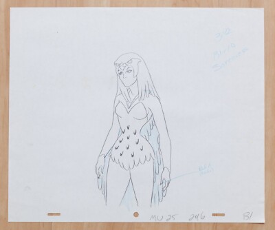 He-Man vintage animation art - original drawing - SORCERESS