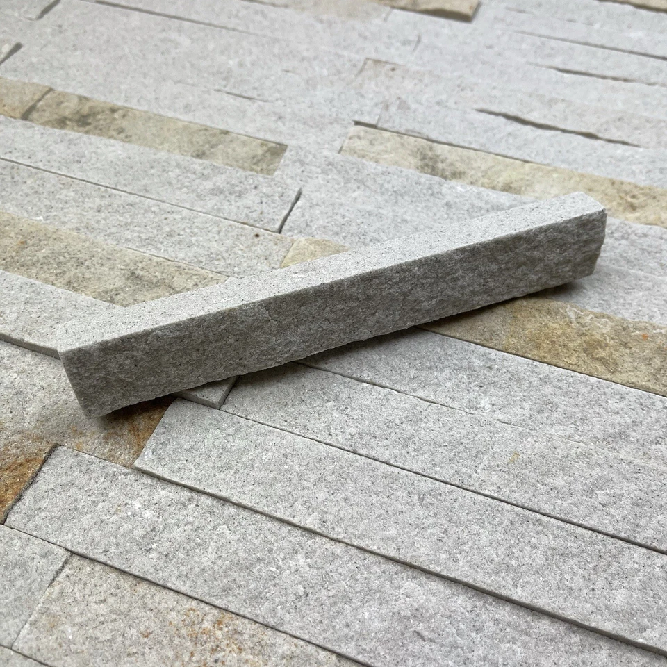 7m2 Naturstein Wandsteine 3cm Klinker Verblender Riemchen Cremebeige gesägt  - Bild 4 von 4