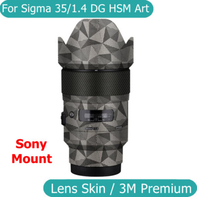Decal Skin For Sigma ART 35mm F1.4 DG HSM Vinyl Wrap Film Lens Sticker / E Mount