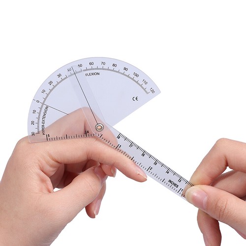 Medical Finger Goniometer Plastic Protractor 180 Degree Angle Ruler Finger R ZF - Picture 1 of 12