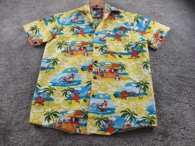 Lowes Shirt XS Short Sleeve Collared Button Up Tropical Hawaiian