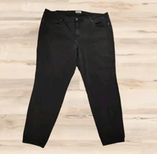 Pistola 28" Schwarze Röhren Jeans mit Hohem Bund Damen Plus Größe 24W