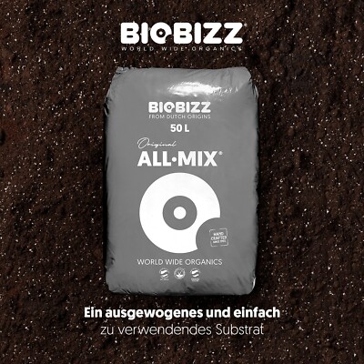 BioBizz All Mix Erde 50l | Pflanzsubstrat Pflanzerde
