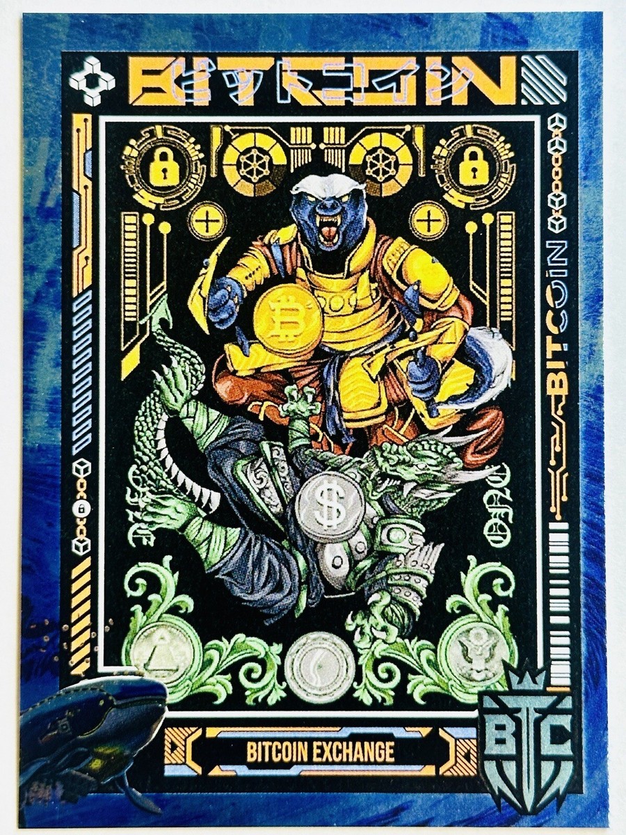 BTC EXCHANGE #16 2024 Bitcoin Trading Cards BTCTC WHALE Halving HOLO Ltd.  /278