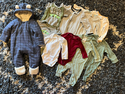 Baby Clothes (0-3 Mo): Bundle Includes Baby Gap, Carters, HM, etc.