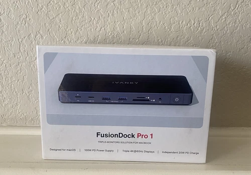 iVANKY 14-in-1 FUSION DOCK  PRO 1 Triple Monitors Solution For MacBook 