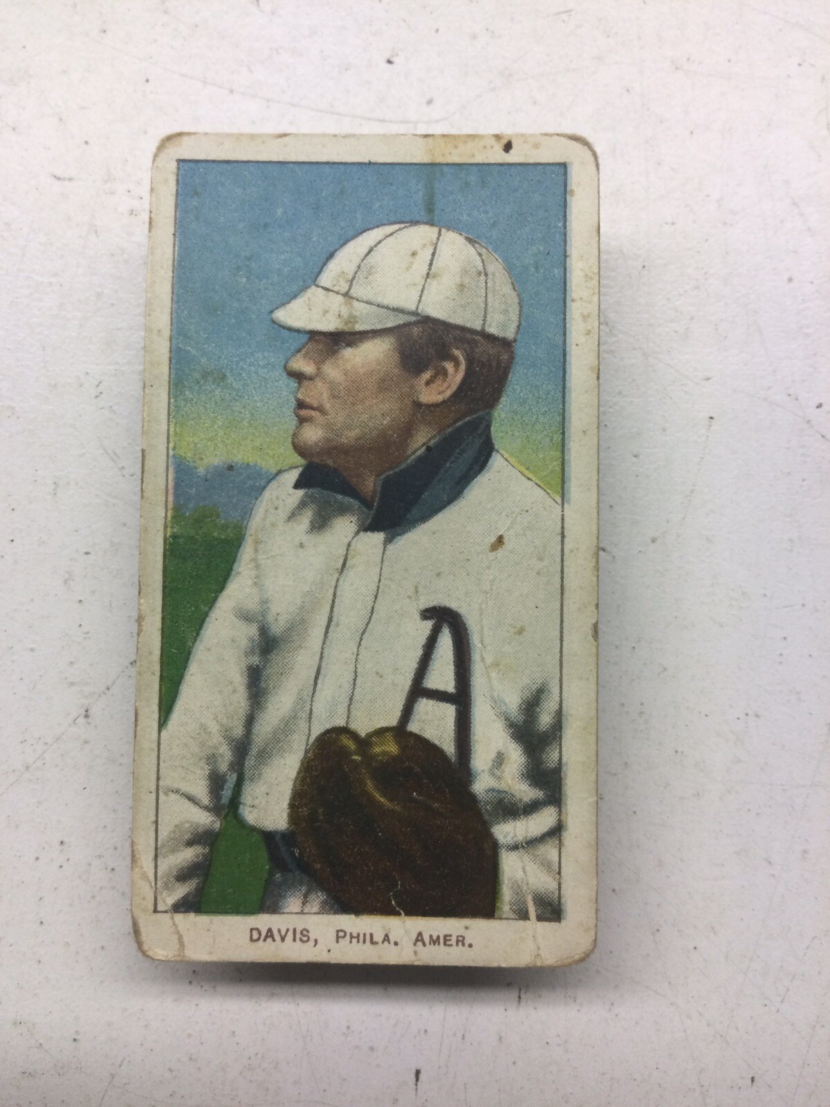 1909-11 T206 Harry Davis Philadelphia Polar Bear Tobacco Baseball Card