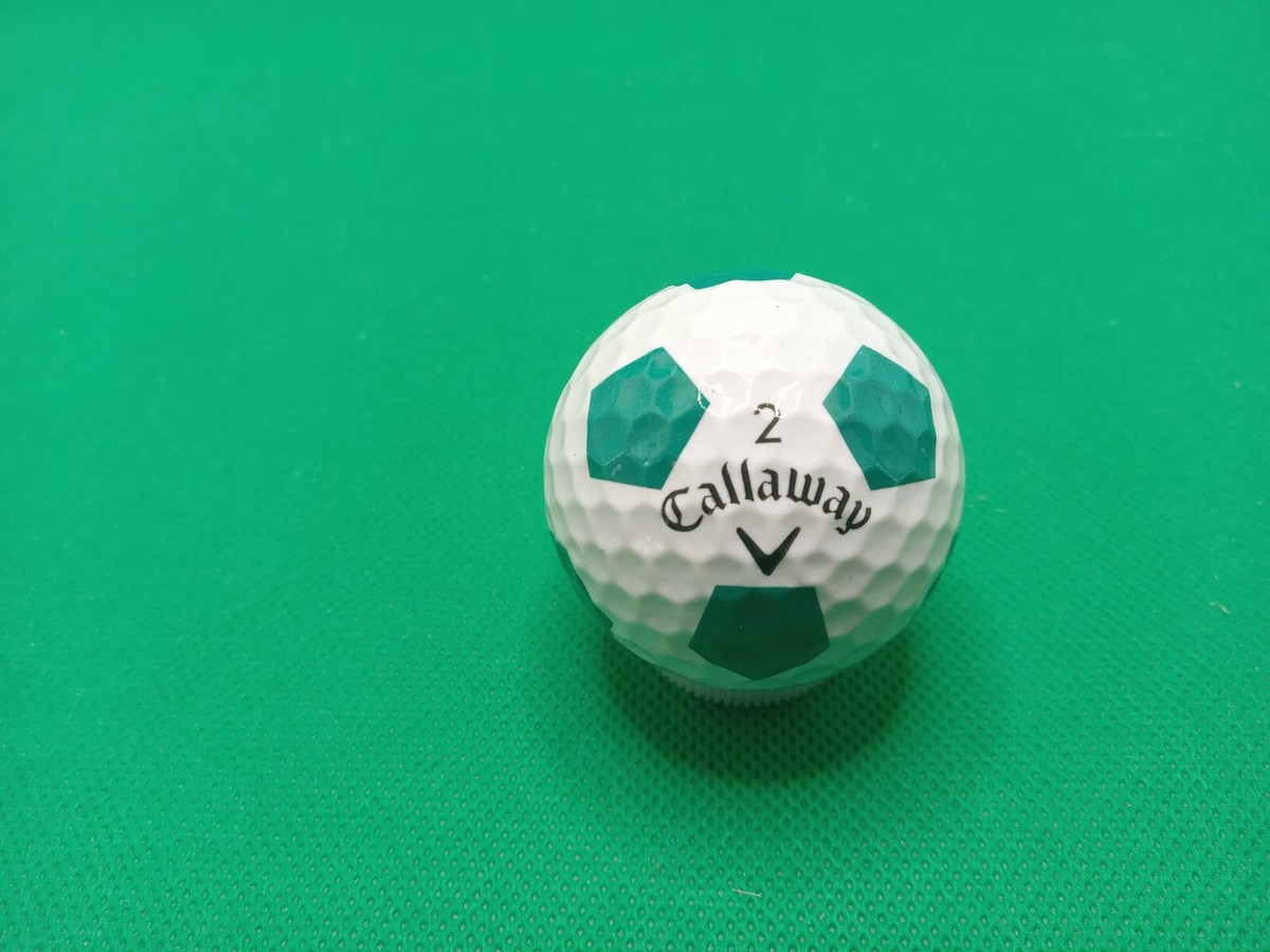 【新品】Callaway ゴルフボール クロム ソフトグリーン Truvis Collectable Golf Ball - Green Soccer Ball Callaway Chrome Soft