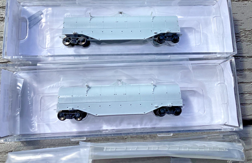 2 ATLAS N Scale 1/160 42' Coil Steel Cars Undecorated w/ Metal Wheels # 50000837 - Picture 19 of 22