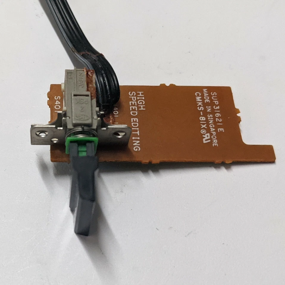 Botón de edición de alta velocidad y placa lógica para sistema estéreo Panasonic SG-D27 Foto 2 de 4
