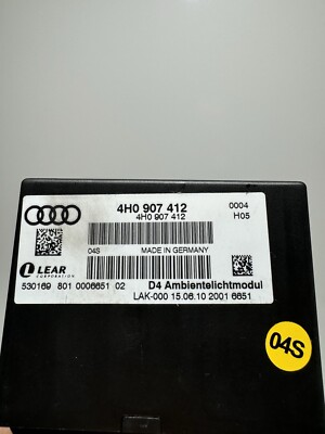 ✓11-18 Audi A8 A8L S8 Comfort Control Keyless Entry Module