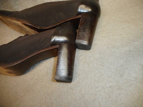 DAMEN CAPRICO SCHWARZ LEDER & STOFF SCHUHE GRÖSSE 8 LEICHT GEBRAUCHT N/R - Bild 3 von 6