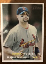 2006 Topps Heritage Albert Pujols COMMON nice card #165