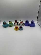 Lot Of 8 Rubber Ducks