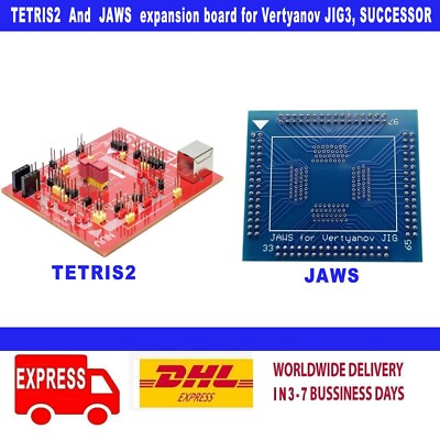 TETRIS2  And  JAWS  expansion board for Vertyanov JIG3, SUCCESSOR