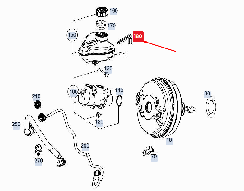 Neu MERCEDES-BENZ GLE W167 Füllstandsensor A1779050902 Original