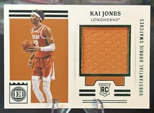 KAI JONES 2021-22 Chronicles Draft Picks ENCASED ROOKIE SWATCHES RC #ESS-KJ