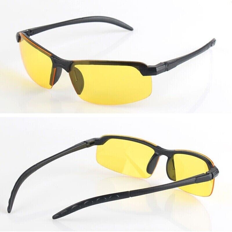 HD Yellow Lens Tinted Unisex Anti Glare Vision Polarized Night Driving