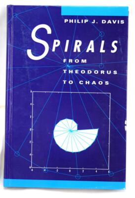 1993 Spirals From Theodorus To Chaos Philip J. Davis Hardcover