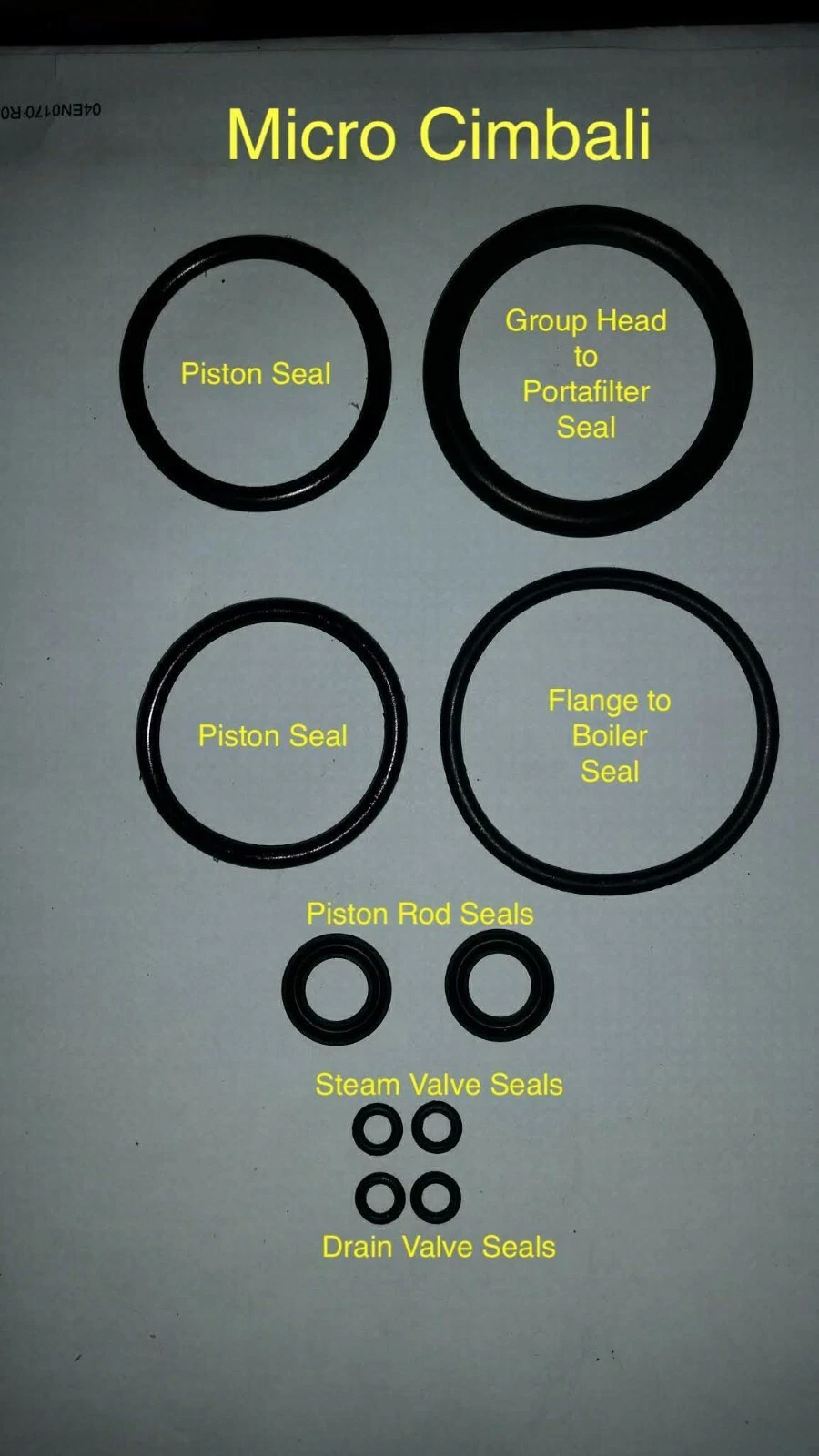 Microcimbali Cimbalino La Cimbali Spring Lever Espresso Machine rebuild kit