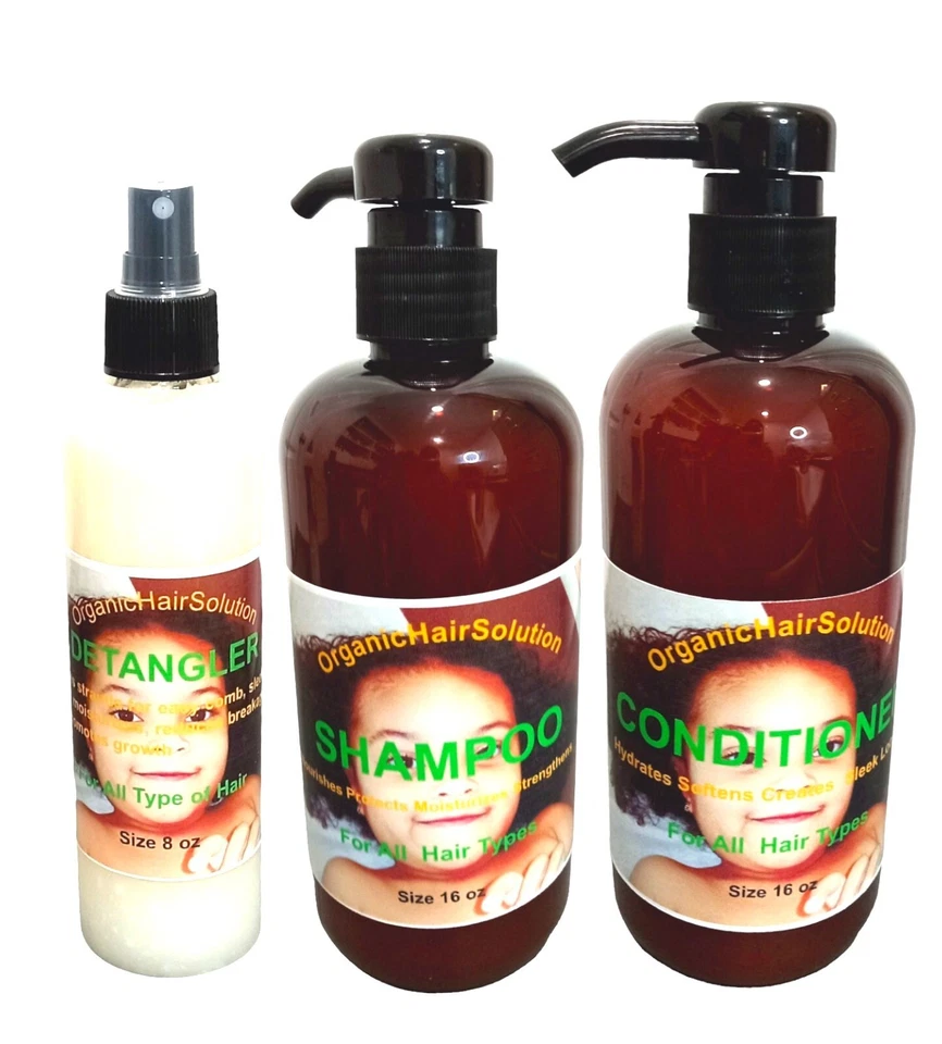 Cuidado del cabello para niños engrosamiento del crecimiento-suaviza e hidrata seco, encrespado, vitamina E Foto 2 de 4