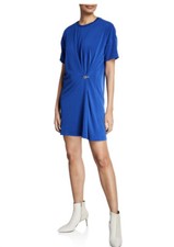 Rag & Bone Mitchell Hook Front Crew Neck Tee Dress xs