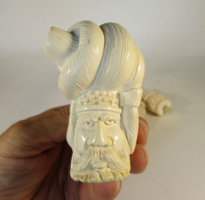 REFINED AND PRECIOUS FOAM WORKMANSHIP NEW MEERSCHAUM PIPE MADE IN TURKEY