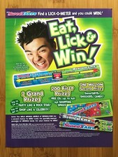 Image of 2004 Sweet Tarts Candy Shockers Contest Print Ad/Poster Advertisement Pop Art