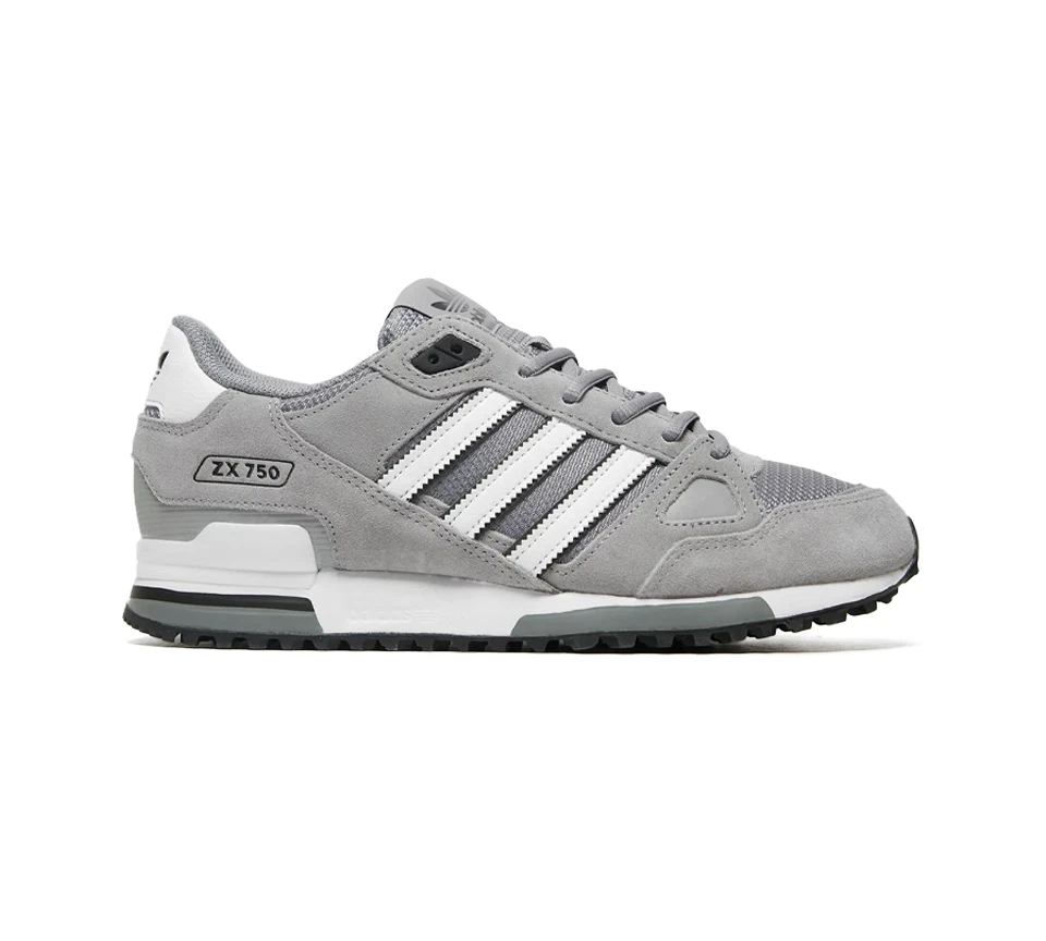 Adidas ZX750 Men s GW5529 Trainers Grey Core Black Footwear White