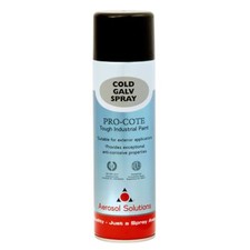 Pro-Cote Cold Galv Spray Paint 500mL Anti Corrosive For Exterior Application