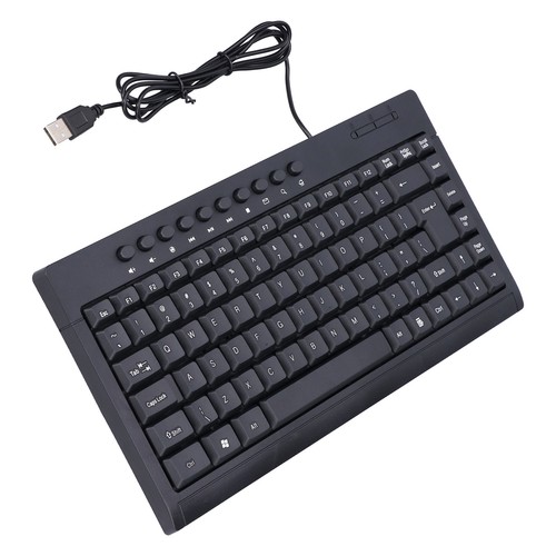 Wired Keyboard Mini 87 Keys USB Desktop Notebook Computer Accessories For Of - Picture 10 of 18