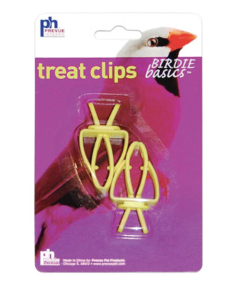 Prevue Hendryx Birdie Basics Treat Clips for Birds, Pack of 2 Clips