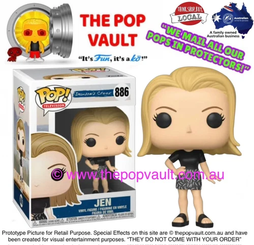 FUNKO POP VINYL TV TELEVISION DAWSON’S CREEK #886 JEN BNIB + PROTECTOR