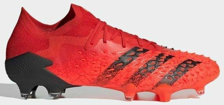 Size 8.5 - adidas Predator Freak.1 FG Low Demonskin - Solar Red