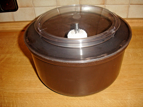 RÜHRSCHÜSSEL IN BRAUN FÜR BOSCH UNIVERSAL MUM6…KÜCHENMASCHINE MIT DECKEL