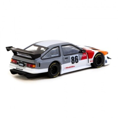 TARMAC WORKS TOYOTA SPRINTER TRUENO AE86 #86 WIDEBODY TRD 1/64