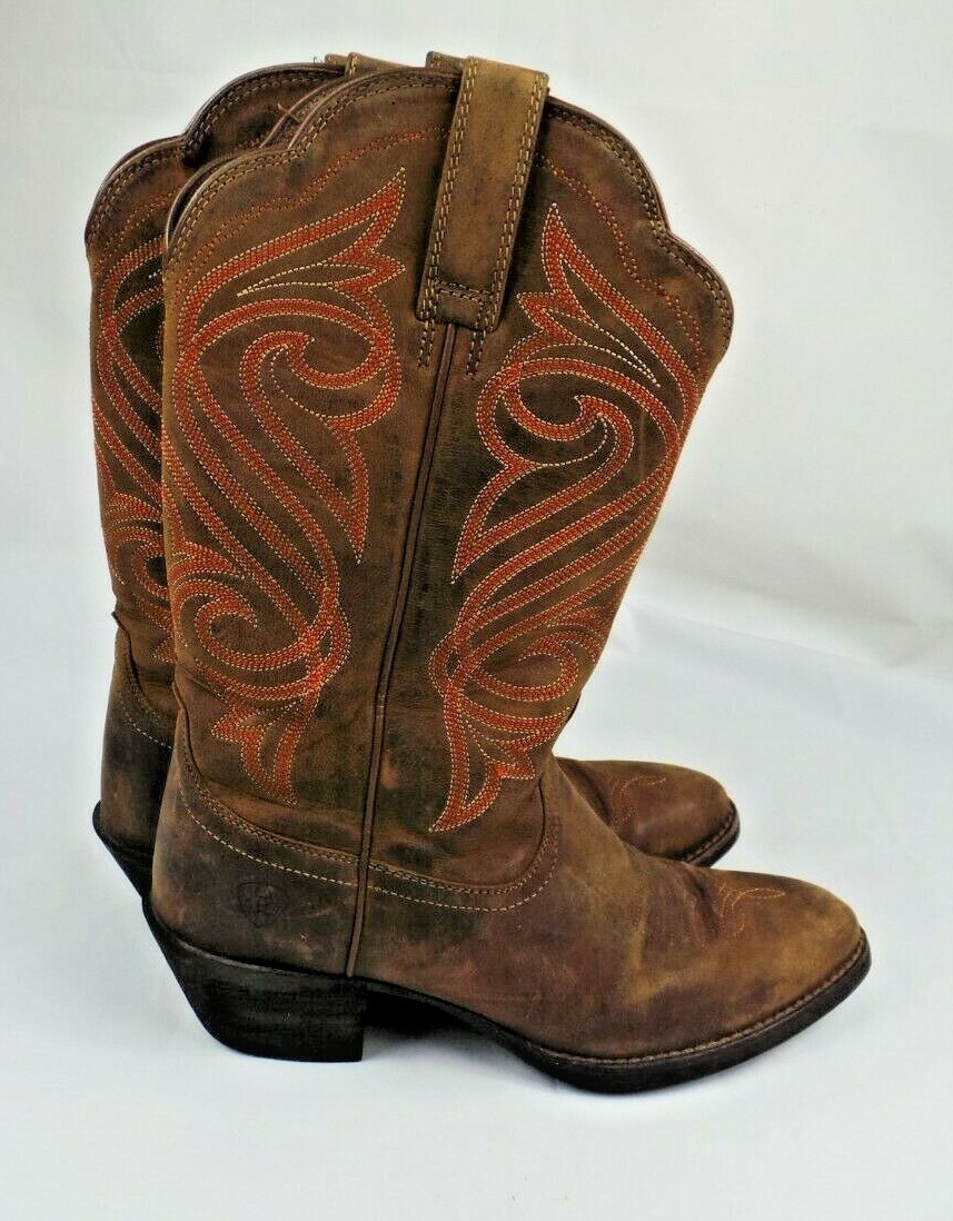 R Toe Western Cowboy Boot | eBay