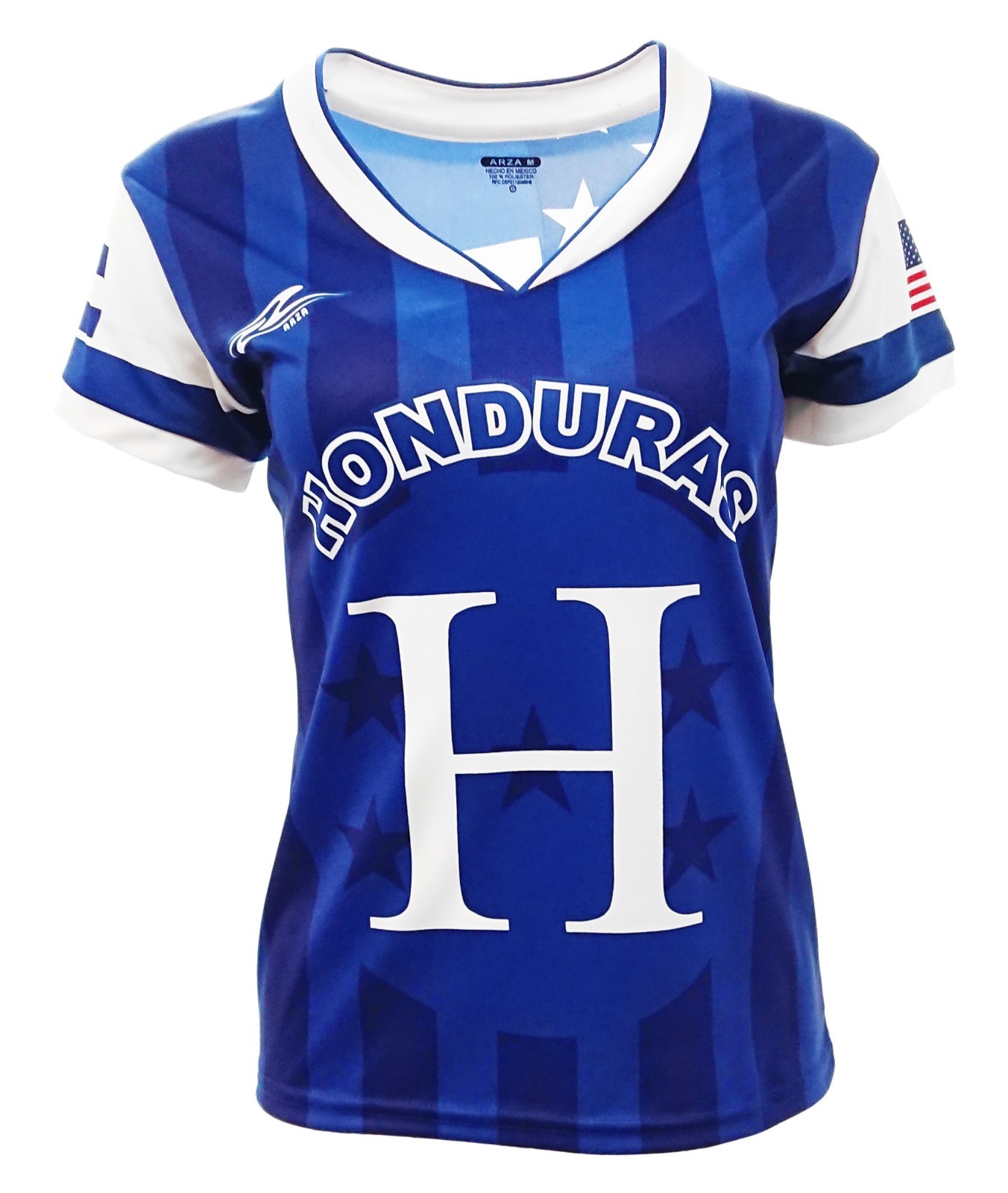 Honduras and USA Jersey Arza Design For Women_100% Polyester_New_Sizes S to 3XL