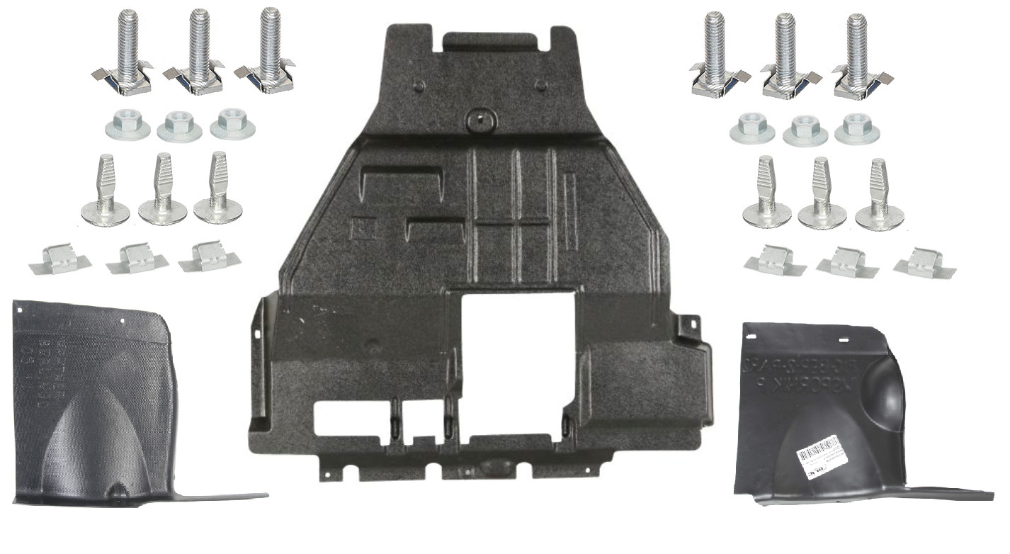 Protection sous moteur Partner II carter inférieur robuste en plastique injecté rigide