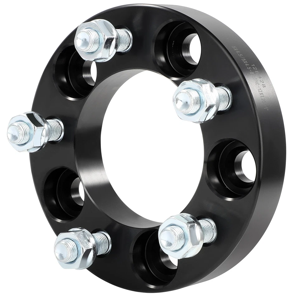 (4) 1" Wheel Spacers 5x4.5 12x1.25 For Subaru Impreza WRX STI Ascent Forester - Image 2 of 4