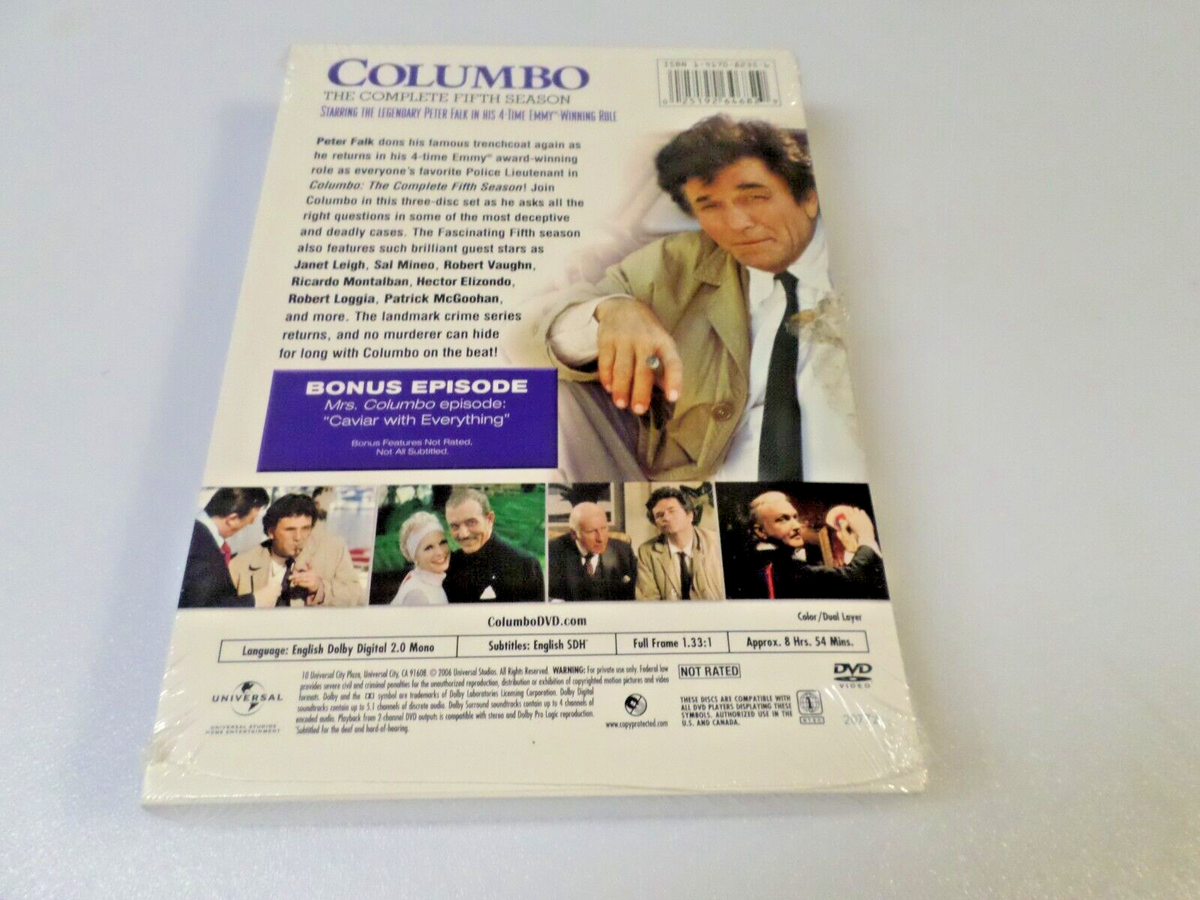 その他 Columbo: Complete Fifth Season [DVD] [Import] COLUMBO - THE COMPLETE FIFTH SEASON - (DVD, 2006) - PETER FALK