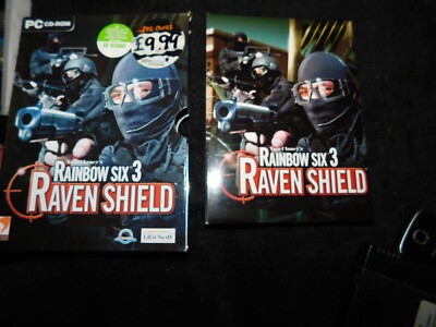 PC CD ROM RAVEN SHIELD RAINBOW SIX 3 UBISOFT 2 DISCS