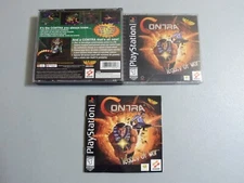 Contra Manual, Artwork & Case Only, NO GAME! NO GLASSES! 100% Original, Sony PS1