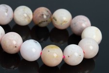 11MM Genuine Natural Light Pink Opal Beads Grade A Round Loose Beads