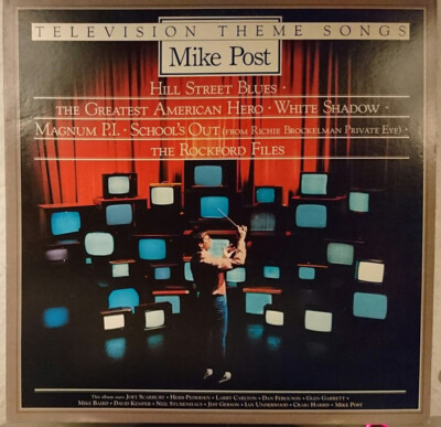 Television Theme Songs LP Record Mike Post Vinyl 33 RPM | eBay